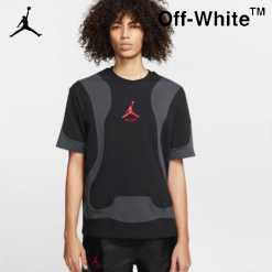 Air-Jordan×Off-White-ジョーダンX-オフホワイト-OW-Tシャツ-ブラック　CV0657-010-3